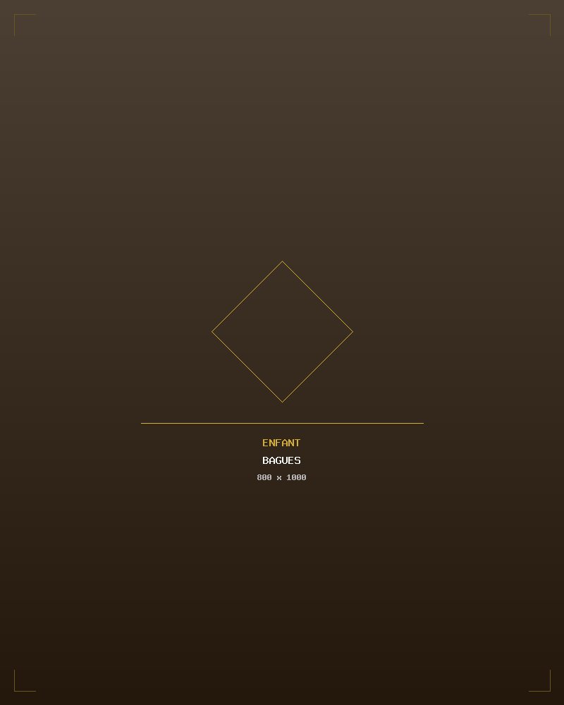 Collection Bagues Enfant - Bijoux de luxe