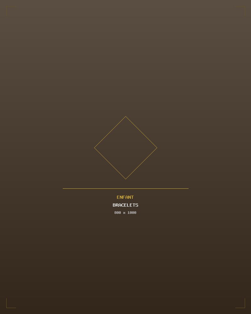 Collection Bracelets Enfant - Bijoux de luxe