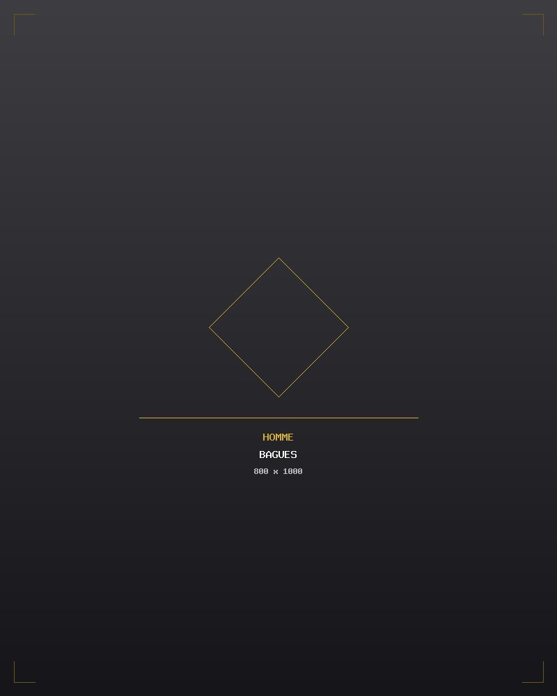 Collection Bagues Homme - Bijoux de luxe