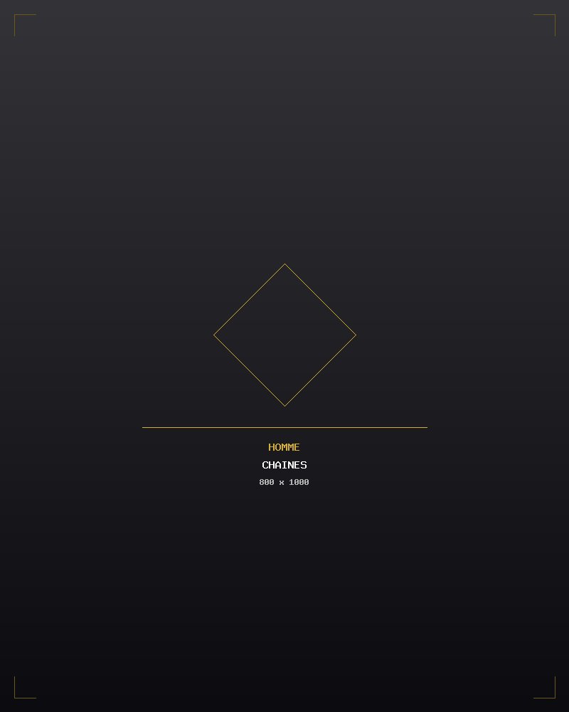 Collection Chaînes Homme - Bijoux de luxe