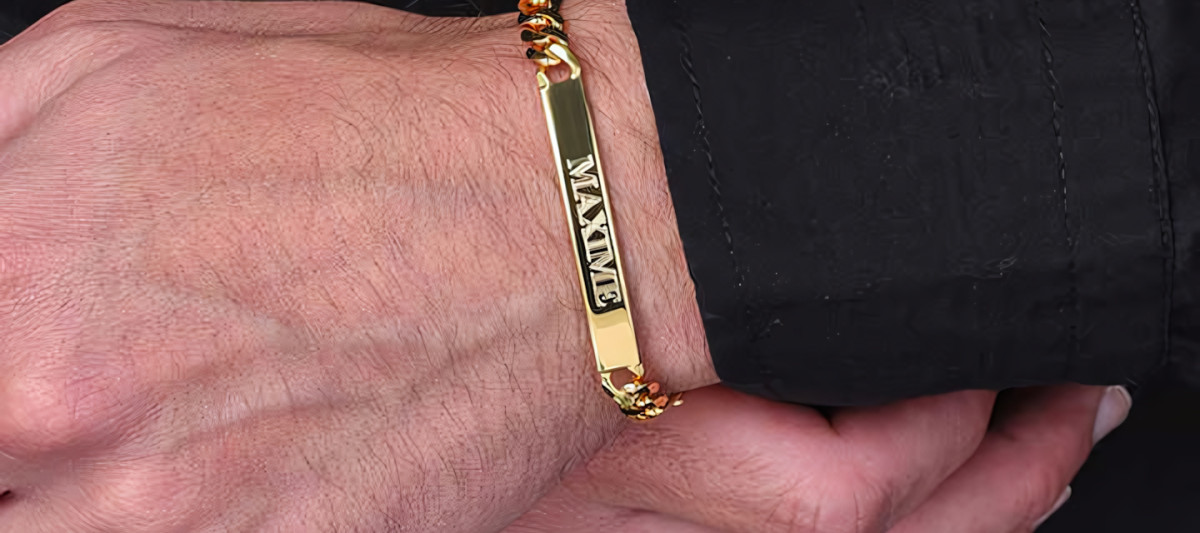 Gourmette personnalisée